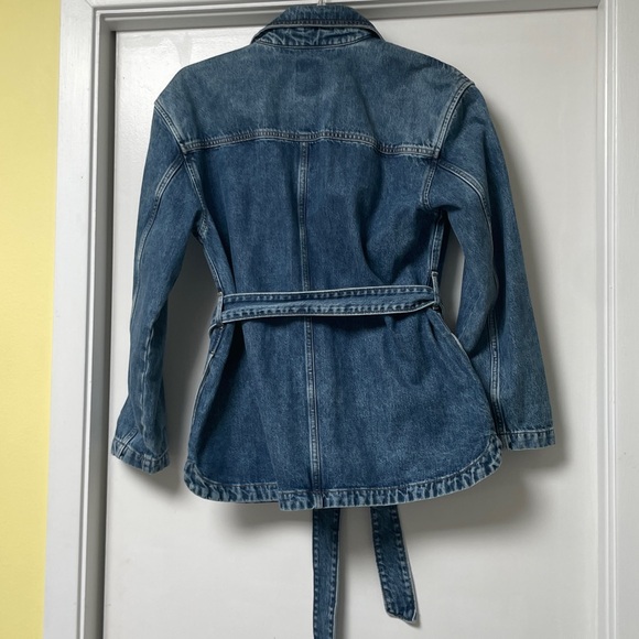 Gap belted denim jacket - Picture 3 of 6